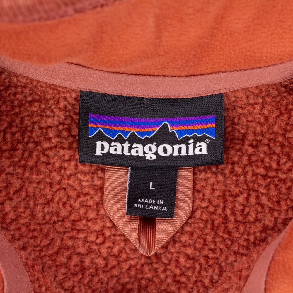 Patagonia Better Sweater 1/4 Zip Pullover Womens L Burnt Orange Polyester Fleece - Picture 6 of 11